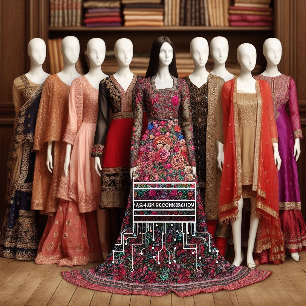 Fashion recommendation project illustration